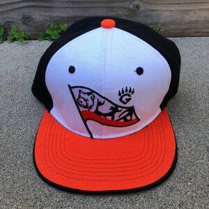 MELONWEAR Fresno Grizzlies Snapback Hat Men's Adjustable Cap Black Minor League​